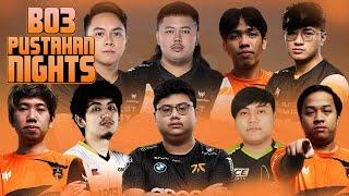 100K PUSTAHAN NIGHTS BO3 - GABBI, YOWE, JAU, NATSUMI, SEP vs KUKU, ARMEL, JWL, PALOS, LUZIFY