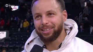 Stephen Curry talks EPIC Performance against the Sixers 