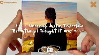 Justin Timberlake "Everything I Thought It Was" CD UNBOXING