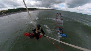 Kitesurfing Llanrhystud 15 july 2023 - 9m Switch Krypto2