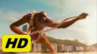 Skar King and Shimo arrive at Rio De Janeiro - Full Scene HD - Godzilla x Kong: The New Empire