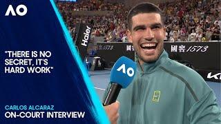 Carlos Alcaraz On-Court Interview | Australian Open 2025 First Round