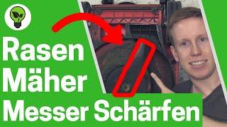 Rasenmähermesser Schärfen  ULTIMATIVE ANLEITUNG: Wie Rasenmäher Auswuchten, Ausbauen & Schleifen???