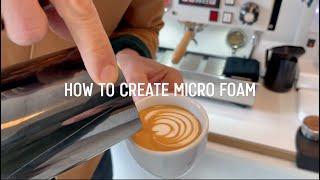 How to create micro foam