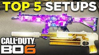 TOP 5 *META* SMG LOADOUTS for REBIRTH ISLAND  (Black Ops 6 Best Class Setups) BO6