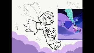 Lapis’ flight (Speedpaint)