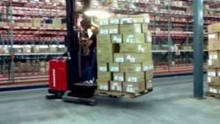 USED FORKLIFT ORDER PICKER: Man Up to Load & Unload Racked Inventory