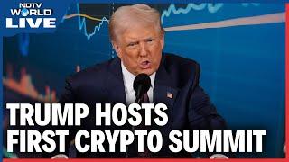 Donald Trump LIVE | Trump Press Conference | President Trump Holds First Crypto Summit