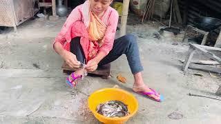 সকাল সকাল পছন্দের নদীর মাছ কিনে নিয়ে আসলো/Youtuber Sharmin Nur