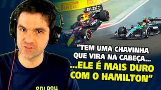 Algo acontece na cabeça do Verstappen quando a briga é contra o Hamilton na F1. #formula1  #f1