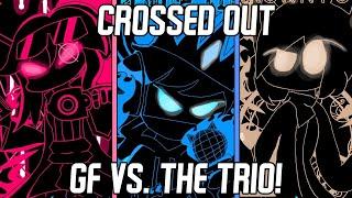 FNF Crossed Out - GF Vs. The Trio! 【FNF Trake, Tactie, Cathie & GF Sings Crossed Out | Indie Cross】