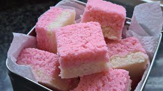 Coconut Ice | Copra Paak | Eggless | No Stove |