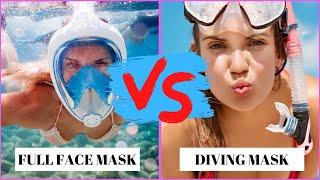 Full Face vs Traditional Diving Mask - Which is better?