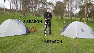 TENTS - 3 Season Vs 4 Season - Which One Should You Buy?