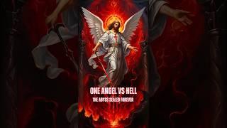 ONE ANGEL vs HELL: The Abyss Sealed Forever #shorts #bible #biblestories