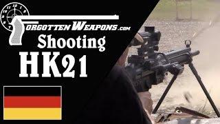 Shooting the HK21 Modular Machine Gun