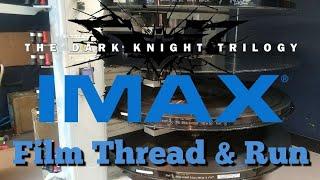 Threading up #TheDarkKnight on #IMAX  #70mm #Film as part of The Dark Knight Trilogy #IMAX Roadshow