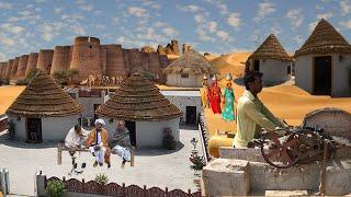 Traditional Desert Village Life In Pakistan | Cholistan Desert | Near Pak-India Border