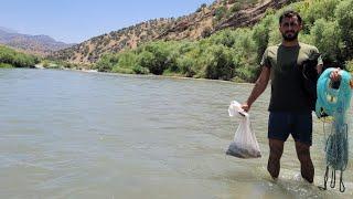 Nomadic life and fishing in the source of Khorsan river  Documentary on Iran's pristine nature