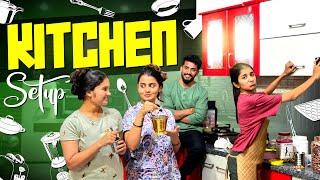 Kitchen Setup ಮಾಡ್ತಿದ್ದೀವಿ  | Madhu Gowda ￼ #madhugowda #nikhilnisha