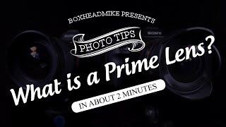 What is a prime lens?