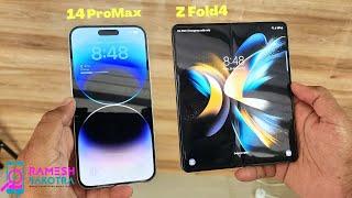 iPhone 14 Max vs Samsung Galaxy Z Fold 4 Speed Test and Camera Comparison