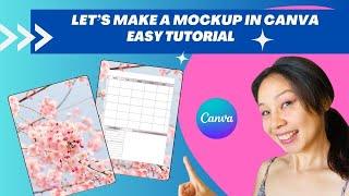 Design a Tablet Mockup in Minutes with Canva Elements!  (Easy Tutorial)