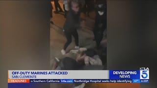 Video shows off-duty Marines beaten by mob in San Clemente