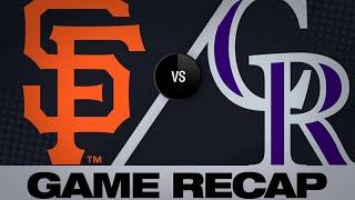 5/9/19: Arenado, Reynolds lift Rockies to 12-11 win