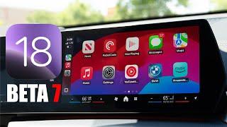 iOS 18 New Apple CarPlay Features BETA 7