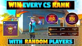 How To Win Every CS RANK With Random Players || CS rank Glitch | CS rank tips & trick