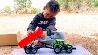 Unboxing Toy Farm Tractor | Tractor Videos for Kids | CS Toy | Arjun Toys |