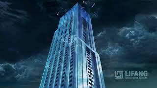 Emaar Highrise tower 3d Animation by Lifang Vision