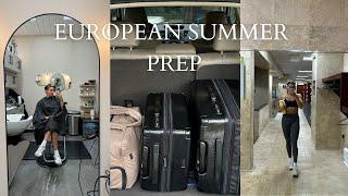 PREP WITH ME FOR ONE MONTH IN EUROPE!!! hair, nails, packing, errands + more