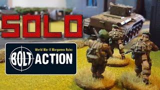 Bolt Action Solo Game 01: Britain Vs Germany