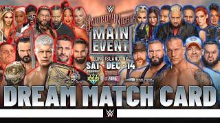 WWE Saturday Night's Main Event 2024 - Dream Match Card