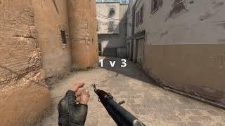 Top fragging for the first time including a 1v3 clutch||csgo gameplay||csgo montage||csgo fragmovie