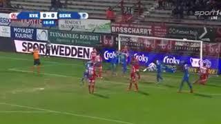 Kortrijk - Racing Genk 0-1 Ingvartsen Goal - Beker van Belgie