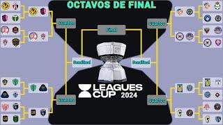 ASÍ se JUGARÁN los OCTAVOS DE FINAL en la LEAGUES CUP 2024