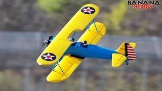 Stearman PT-17 RC Flight Review in HD!