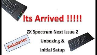 ZX Spectrum Next Issue 2 Unboxing  & 1st Impressions - Kickstarter Campaign