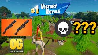 Fortnite OG | High Kill Solo Win DOUBLE PUMP Gameplay (Fortnite Chapter 1 Season 1)