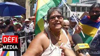 Marche citoyenne de l’opposition : «Anou rebatir nou nasyon, nou pei», dit Aruna Gangoosing