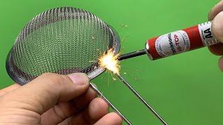 3 How To Make Simple Welding Machine From 1.5V Battery At Home!