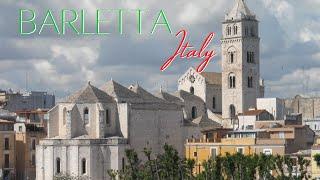 Barletta 4k, Drone and Walking Travel Vlog of Beautiful Barletta Puglia