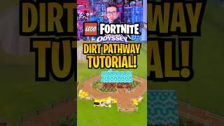 Custom Dirt Pathway TUTORIAL for LEGO Fortnite Odyssey! #legofortnite