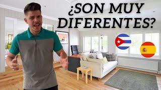 Diferencias  entre las CASAS de CUBA  y ESPAÑA 