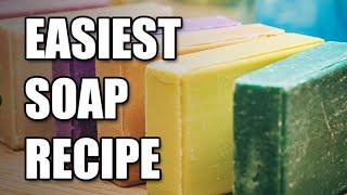 How to Make Simple and Gentle Soap - Perfect for Beginners! || Easy Way ||