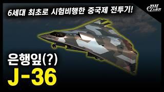 은행잎(?) "J-36" / 6세대 최초로 시험비행한 중국제 전투기! [지식스토리]