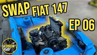 𝗜𝗻𝘀𝘁𝗮𝗹𝗲 all the 𝗣𝗘𝗥𝗜𝗙𝗘𝗥𝗜𝗖𝗢𝗦 of the Engine! Swap Fiat 147 Ap 1600 - FOSCHI